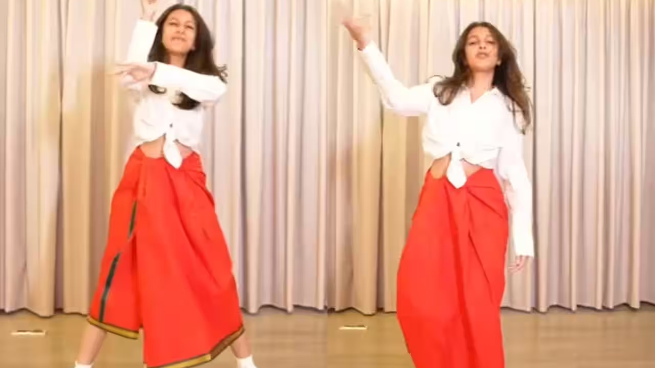 Mahesh Babu's Daughter: Sitara's Mass Dance to Mahesh's Song... Surpasses Srileela!