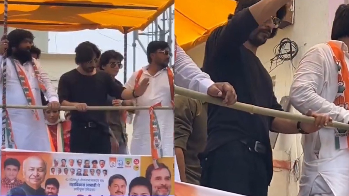 Parliamentary Election 2024 Campaign In Maharashtra With Dummy Shah Rukh Khan